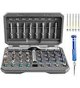 42 In 1 Magnetic Screwdriver Set, Multi Bit Ratchet Screwdriver Set with Small Screwdriver, t Han...