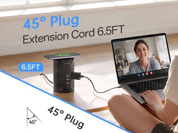 6.5ft extension cord