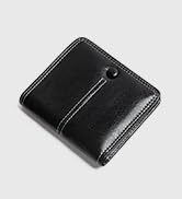 Slim Wallet for Women Leather RFID Blocking, Small Thin Credit Card Holder Bifold Compact Black