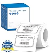 ETIKEZ Thermal Label for PM260 Printer, 1.57'' x 1.18'' (40x30mm) Thermal Tape, Waterproof, Multi...