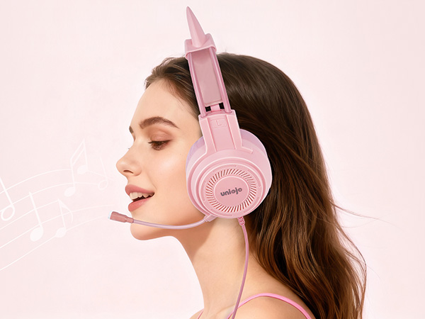 pink headsets