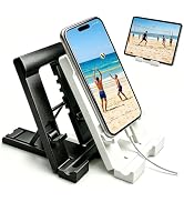 EBUKTUK 2 Pack Foldable Phone Stand for Desk, Adjustable Cell Phone Holder | Portable Compact Tab...