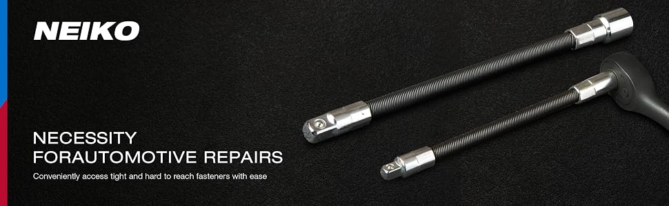 flexible extension bar crv steel socket lug nut bolt