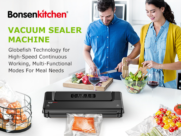 Bonsenkitchen Vacuum Sealer Machine