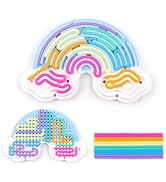 Sensory Activity Board, Silicone Fidget Toys for Silent, Anxiety, ADHD & Autism | Quiet Fidgets T...