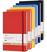 SUIN Hardcover-Journal-Notebooks, 6 Packs A5 Lined Journals Notebook for Writing 200 Pages, 8.2 x...