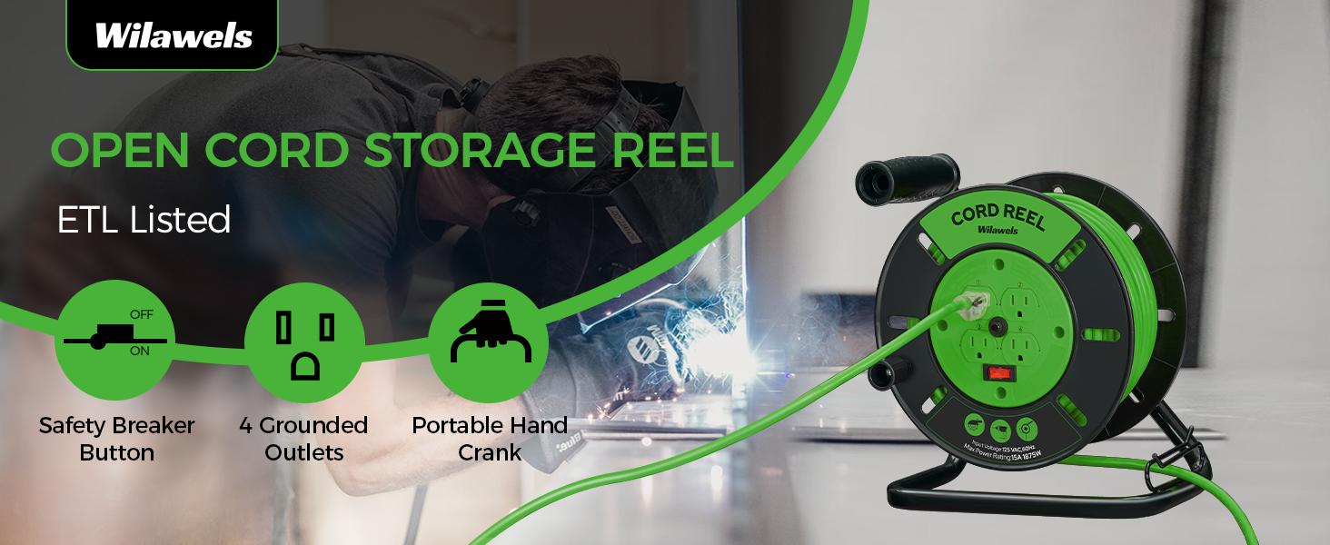 J95CR06 Extension Cord Storage Reel