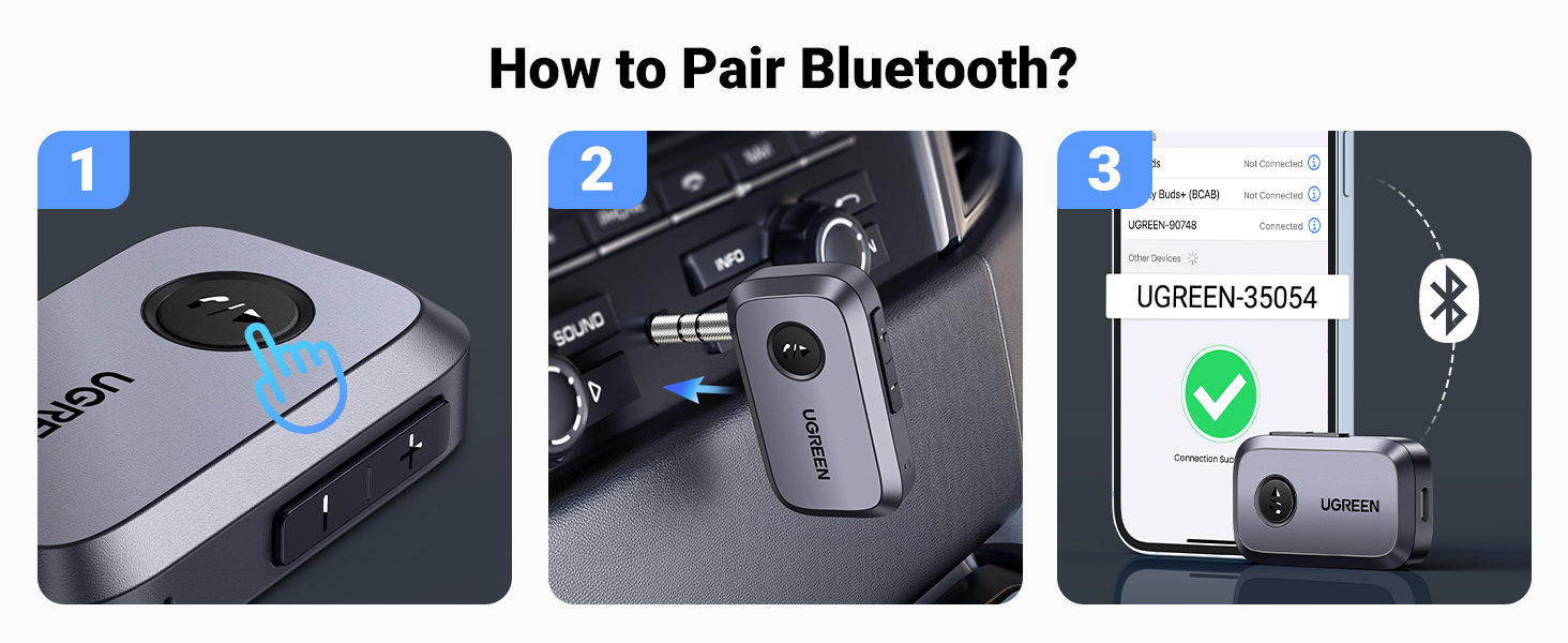 Aux Bluetooth Adapter for Car