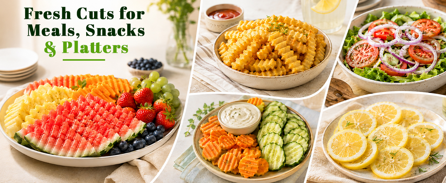 Onion Holder for Slicing & Crinkle Cutter