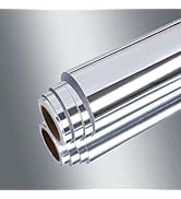 VEELIKE Glossy Metallic Adhesive Silver Vinyl Roll Reflective Non Glass Mirror Vinyl Wrap Silver ...