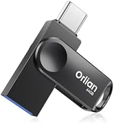 Orlian 64GB USB C Flash Drive, Dual Drive USB 3.0 and Type C Thumb Drive Up to 110MB/s Read Metal...