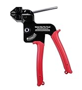 LEENUE Metal Zip Tie Tool, Heavy Duty Zip Tie Cutter, Fasten and Cut Stainless Steel Cable Ties, ...