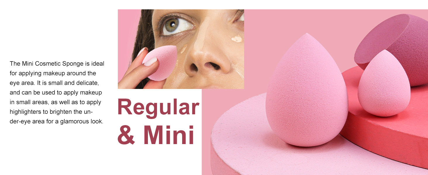 mini makeup sponge for under eye area