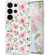 EYZUTAK Magnetic for Samsung Galaxy S26 Ultra Case Flower Case Compatible with MagSafe, Pretty Fl...