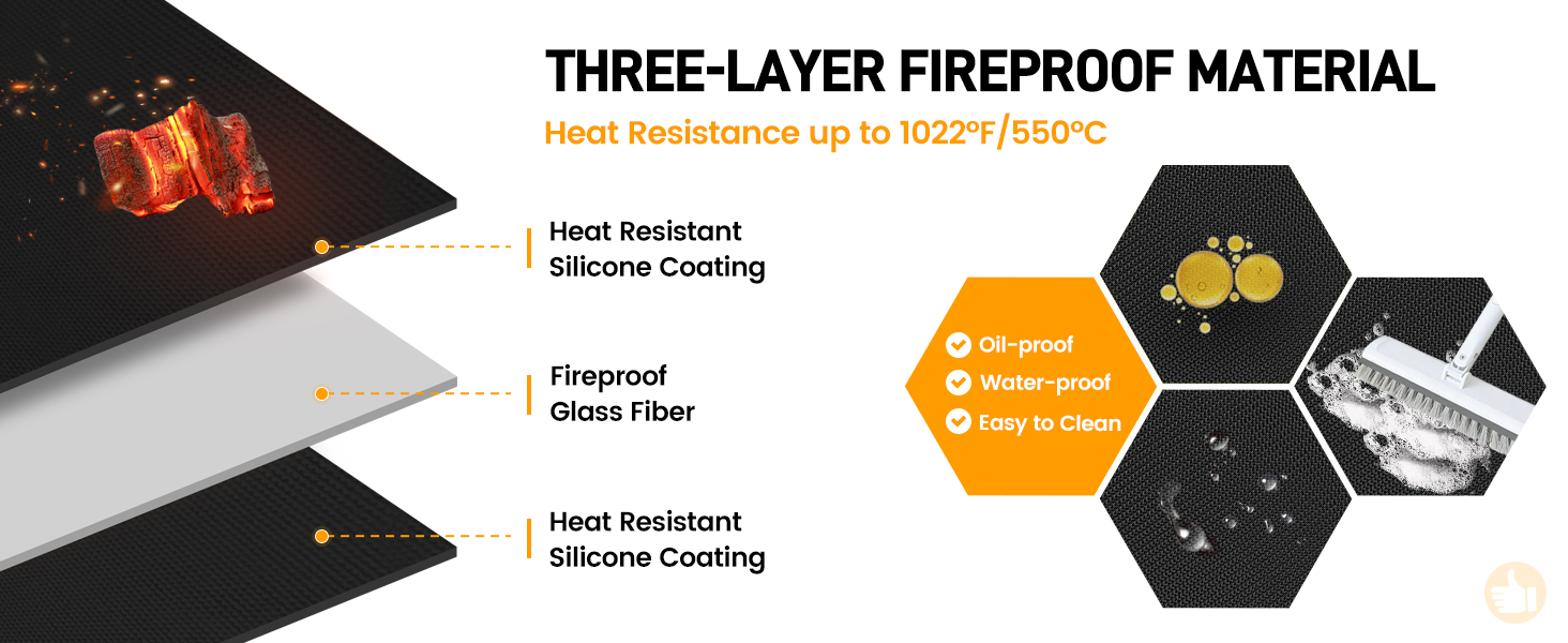 grill mats for outdoor grill