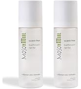 Moso Natural Scent-Free Bathroom Spray (2 Pack) A Discreet Odor Eliminator and Toilet Spray. Unsc...