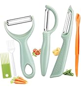 Senbowe Upgrade Potato Peeler for Kitchen, 6PCS Stainless Steel Vegetable Peeler, I and Y Veggie ...