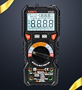 KAIWEETS Digital Multimeter TRMS 6000 Counts Voltmeter Auto-Ranging Fast Accurately Measures Volt...