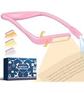 Mothers Day Gifts for Mom Wife: Neck Booklight for Reading in Bed at Night, Pink Light Knitting A...