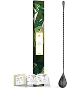 Homestia Black Bar Spoon Stainless Steel Cocktail Stirring Spoon Long Handle Cocktail Stirrer for...