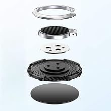 SUPCASE Cell Phone Ring Holder 360° Rotation Universal Phone Ring KickStand for Magnetic Car Mount