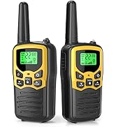 Walkie Talkies, MOICO Long Range Walkie Talkies for Adults with 22 FRS Channels,Family Walkie Tal...