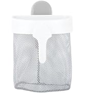 Nuby Mesh Toy Caddy - Bath Toy Storage Organizer with Detachable Suction Hanger - Handle for Easy...
