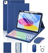 EAMPANG Case with Keyboard Mouse for iPad A16 11th/10th Generation Air 11 | inch M4/M3/M2 Air 5th...