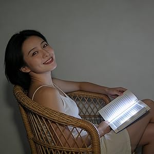 Side shields block peripheral light, creating a focused, private reading zone.
