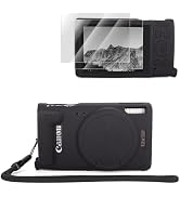 VOVMOEYA Camera Case for Canon PowerShot ELPH 360 HS/IXY 650/IXUS 285 HS, Slim Soft Anti-Scratch ...