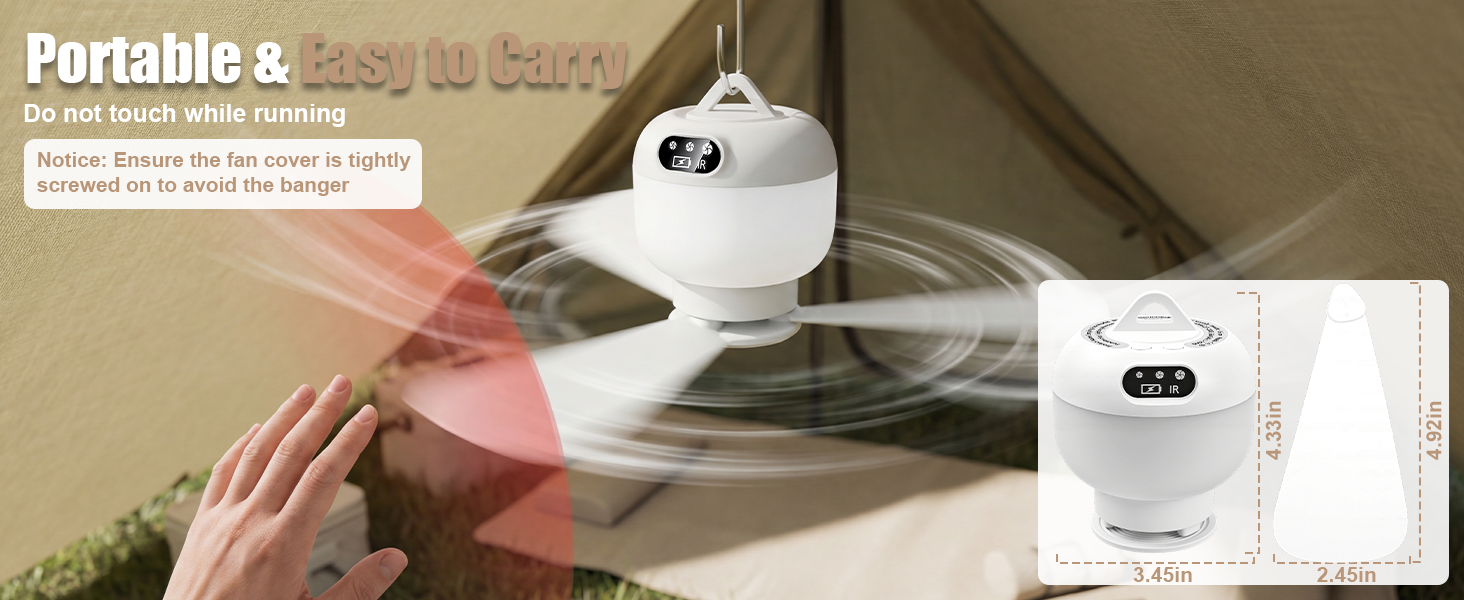 camping ceiling fan