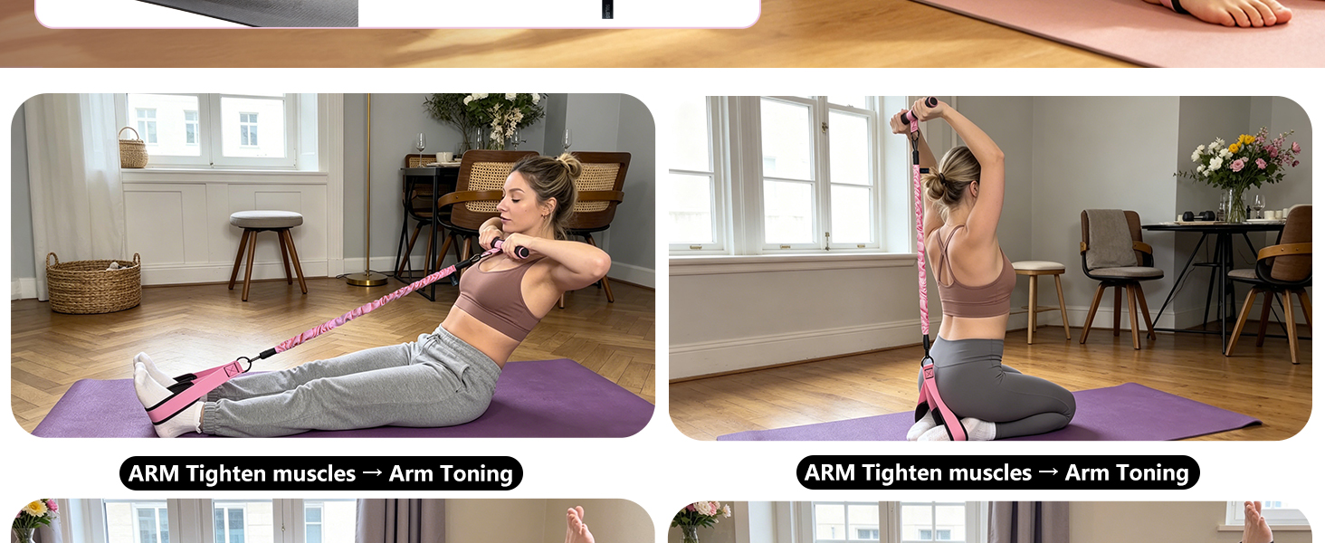 Adjustable Pedal Resistance Band for Full-Body Workout