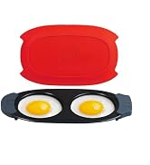 MKYSAIL Quick-Heat Microwave Egg Cooker|Poacher|fryer,Multi-use microwave egg maker for Breakfast...