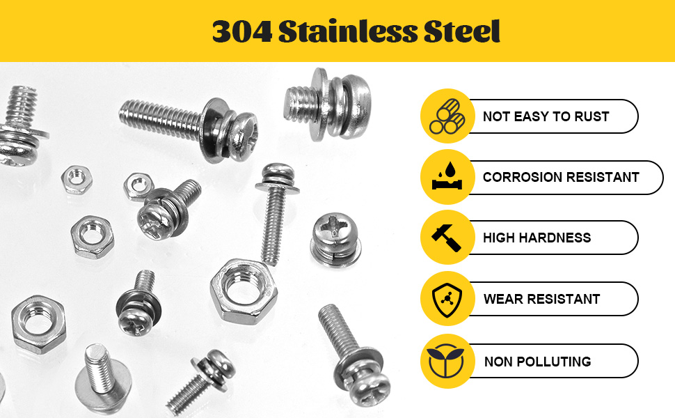 stainless machine screw assortment kit