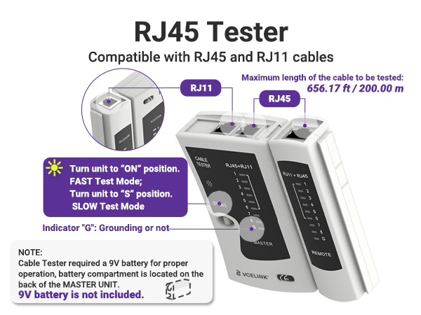 RJ45 Tester
