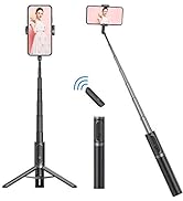Colorlizard iPhone Tripod Stand, Selfie Stick Tripod with Remote, Aluminum Alloy Tripod for iPhon...