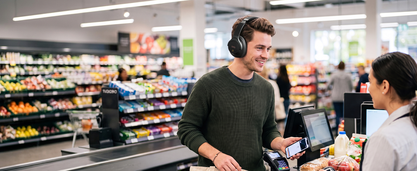 1Mii Hybrid Active Nose Cancelling Headphones