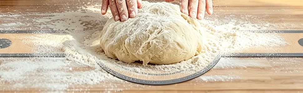 Nonstick pastry mat counter dough rolling pad macaron cookie baking sheets