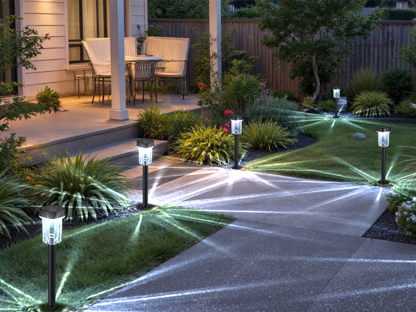 solar walkway lights