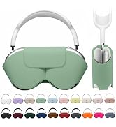 Maxjoy for Apple Airpods Max Smart Case Cover, Soft PU Leather Protective Cover Accessories for A...