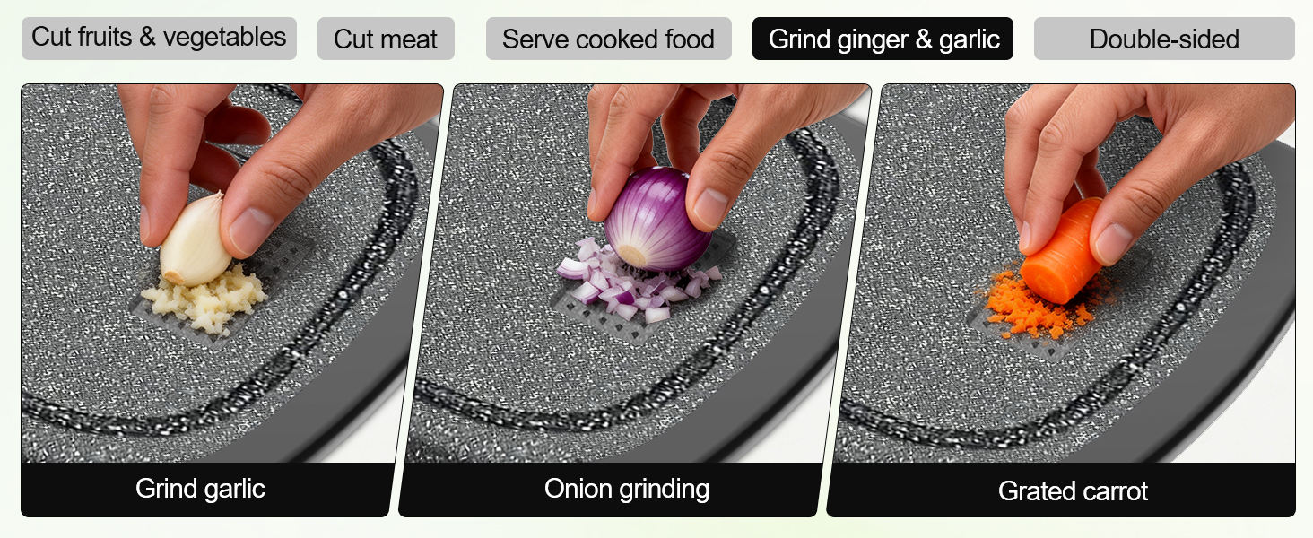 Grind ginger & garlic