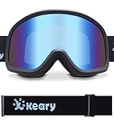 Keary PRO Ski Goggles Men Women Snowboard Goggles Snow Goggles For Adult Youth Snowboarding Goggl...