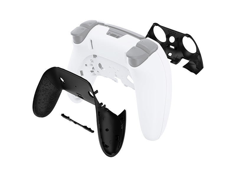 eXtremeRate Top Bottom Decorative Trim Shell For ps5 Edge Controller Replacement Shell Plates Cover