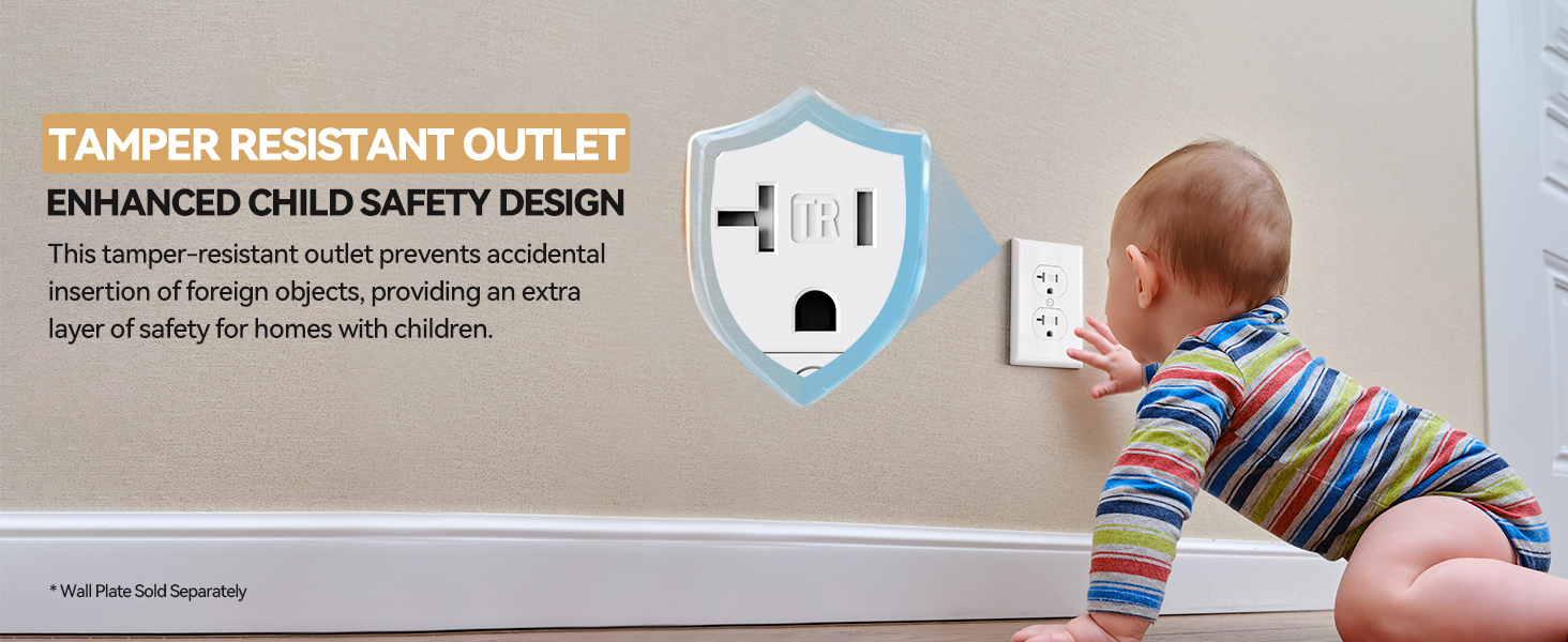 20A DUPLEX OUTLET - TR