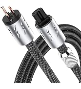 Viborg MBU1501 Audiophile Power Cable, 5ft/1.5m Hi-End US Style AC HiFi Power Cord, 16pcs Multipl...