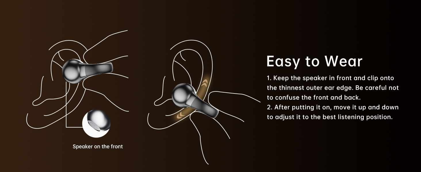 clip on headphones no pain