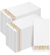 Goodluck 200 Pack Disposable Hand Towels, Soft and Absorbent Dinner Napkins, Linen Like Elegant P...
