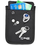 Boxiki Travel BRA WALLET - Hidden Money Pouch with Adjustable Elastic Strap - Perfect Secret Pock...