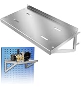 MEIPEIQIZHI Wall Mount Pressure Washer Shelf, 20" x 10" Power Washer Storage Rack, Heavy Duty Met...