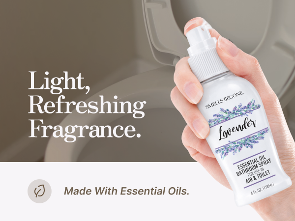 light, refreshing fragrance from essential oils